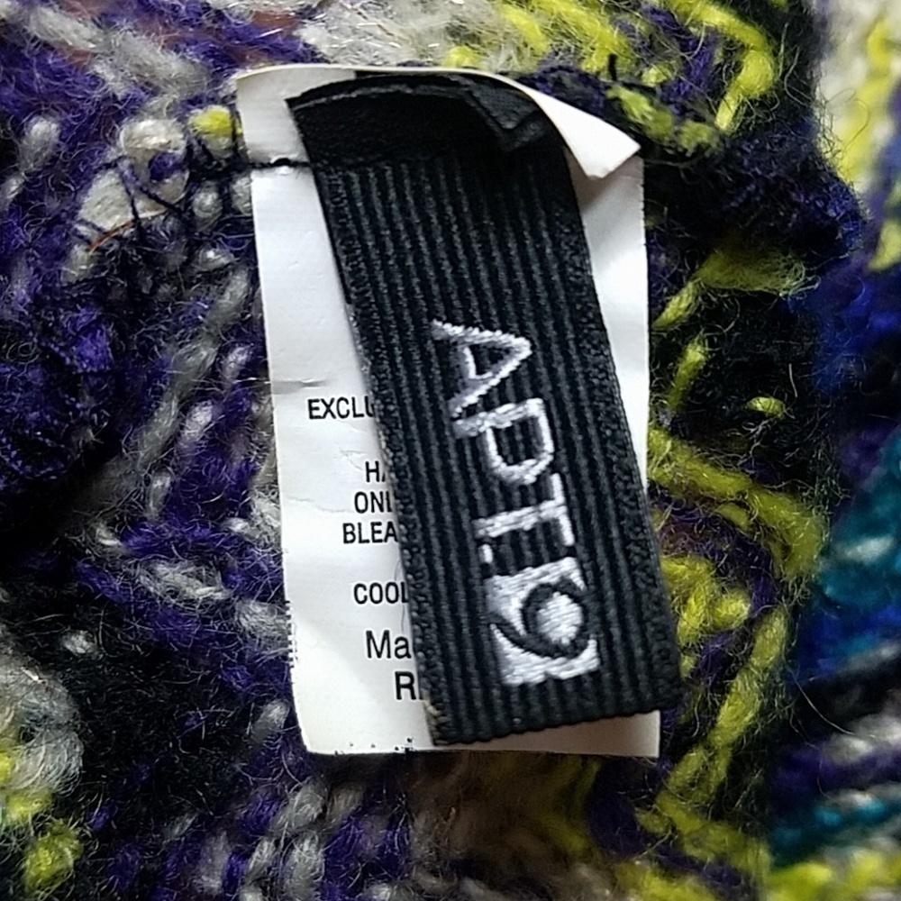 Womens Apt 9 Knit Blue Scarf - Picture 2 of 4